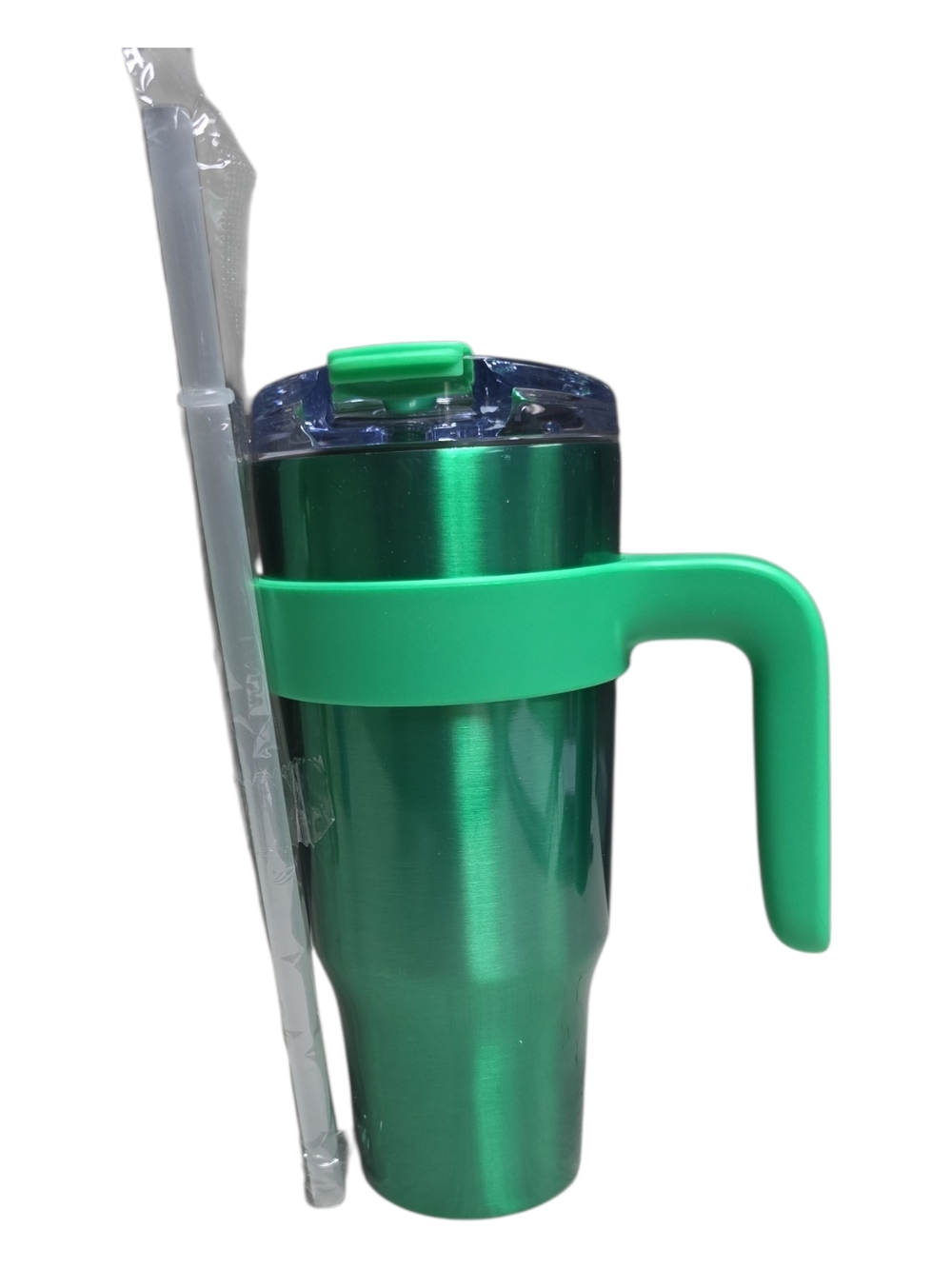 Primula 30 Oz Tumbler With Straw. Green